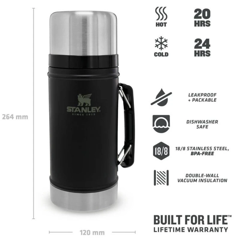 STANLEY 10-07937-004 LEGENDARY MATTE BL БУРКАН ЗА ХРАНА 1L