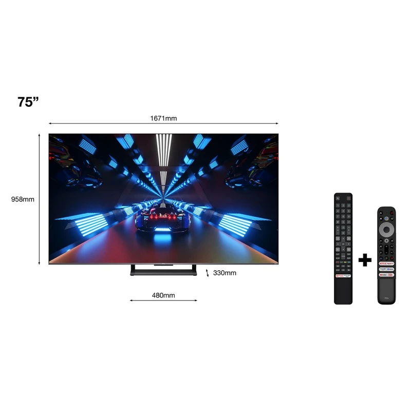 TCL 75C735 QLED SMART TV ANDROID