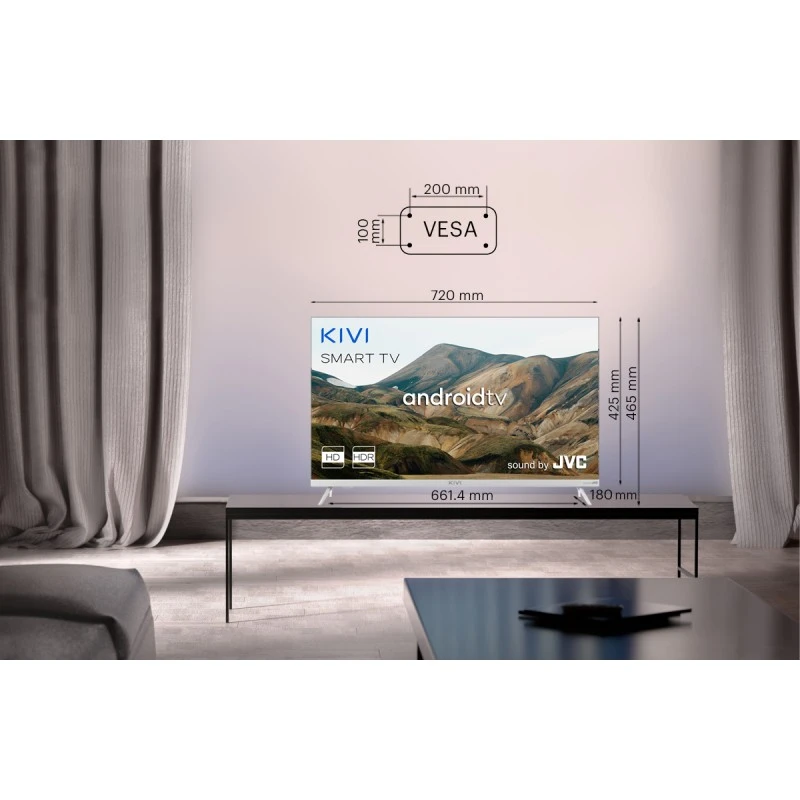 KIVI 32H740LW HD SMART ANDROID TV WHITE