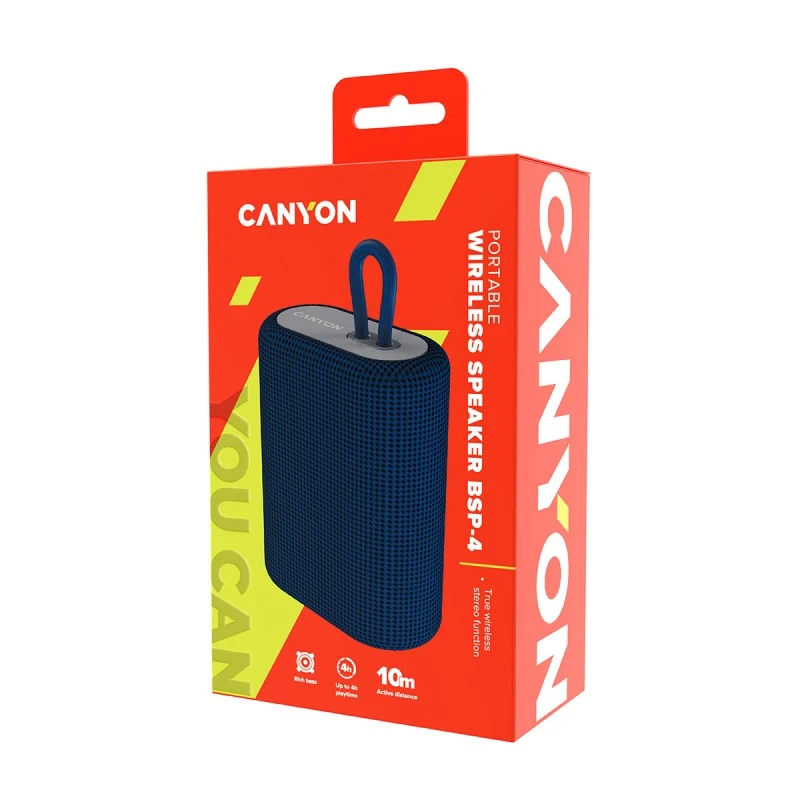 CANYON CNE-CBTSP4BL PORTABLE SPEAKER