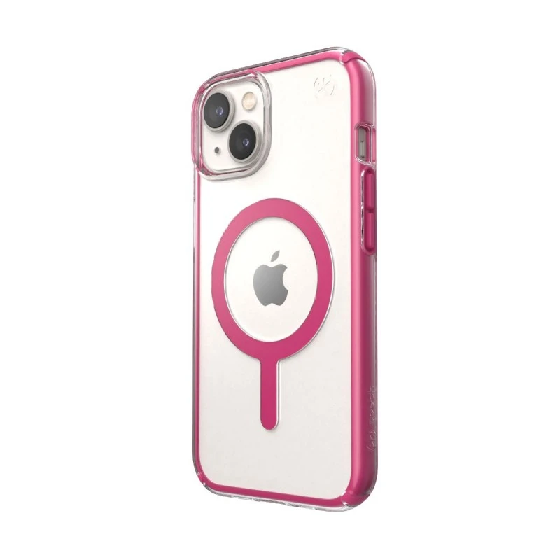 SPECK IPHONE 14 PRESIDIO CLEAR+PINK GEO + MAGSAFE