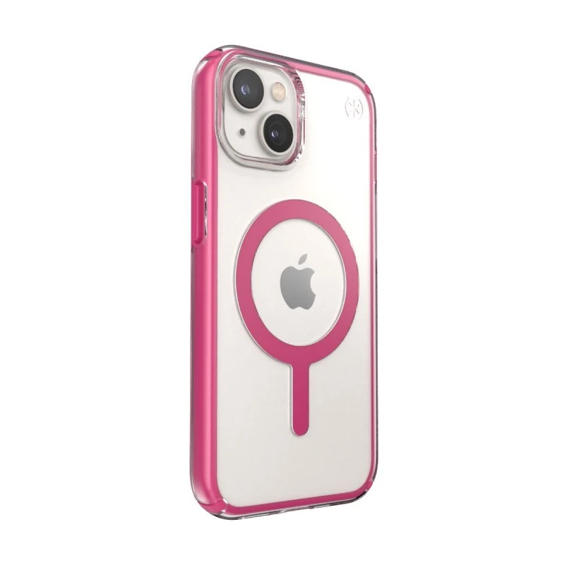 SPECK IPHONE 14 PRESIDIO CLEAR+PINK GEO + MAGSAFE
