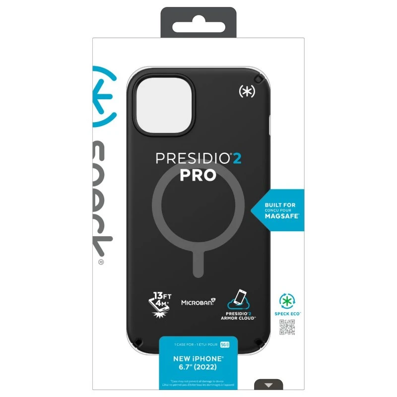 SPECK IPHONE 14/15 PLUS PRESIDIO 2 PRO BLACK + MAGSAFE