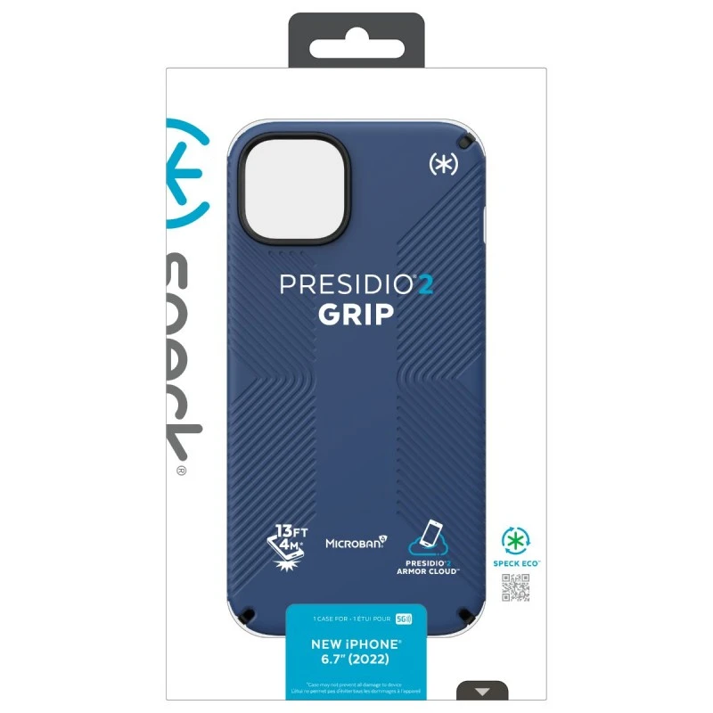 SPECK IPHONE 14 PLUS PRESIDIO 2 GRIP BLUE