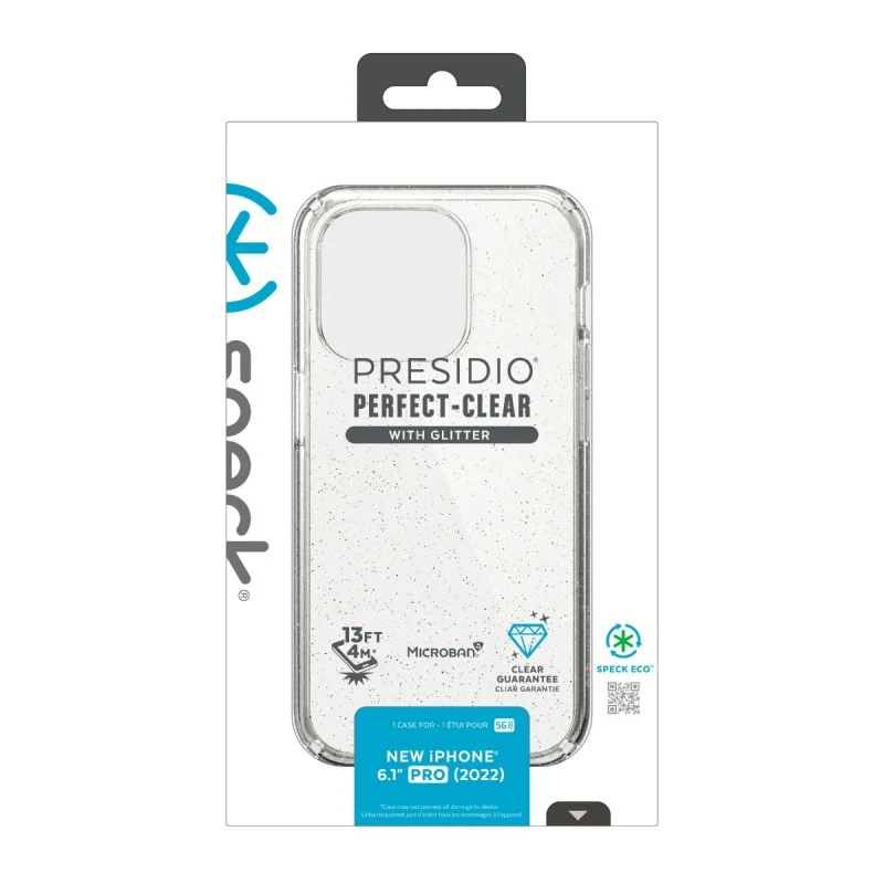 SPECK IPHONE 14 PRO PRESIDIO 2 CLEAR GLITTER / GOLD