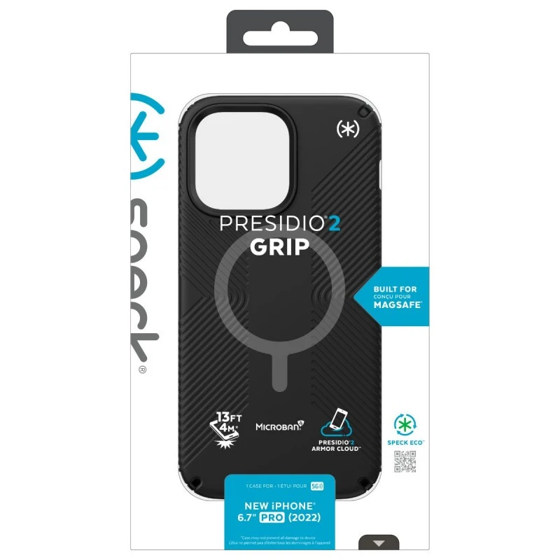 SPECK IPHONE 14 PRO MAX PRESIDIO 2 GRIP BLACK + MAGSAFE