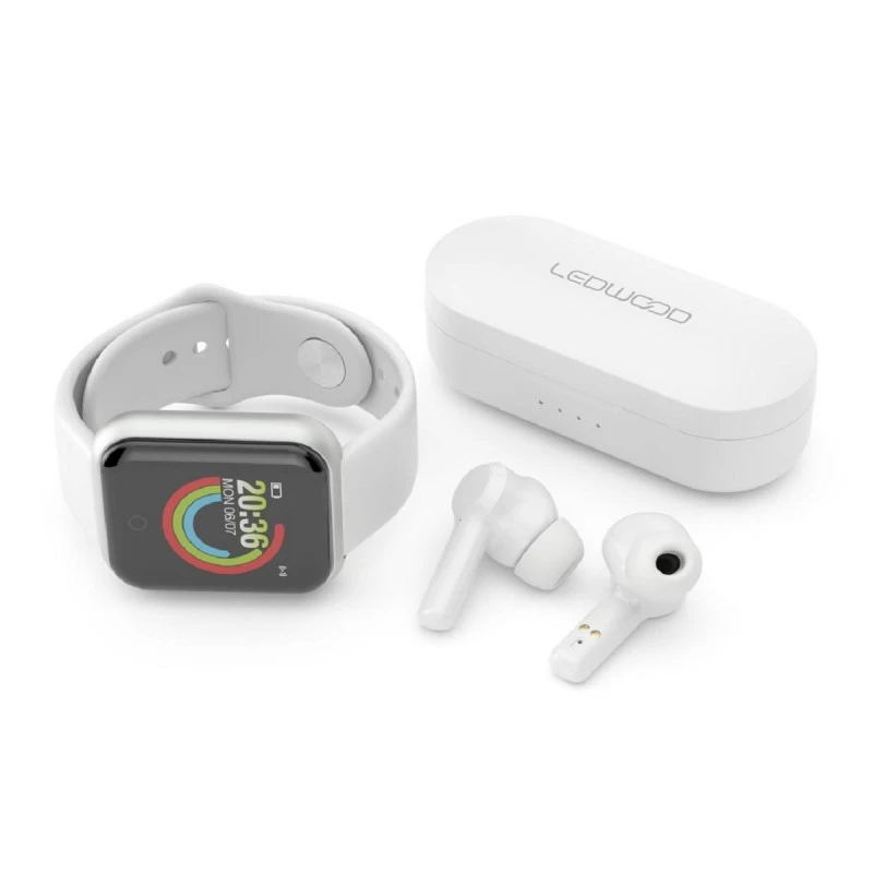 LEDWOOD URBAN WATCH BUNDLE WHITE