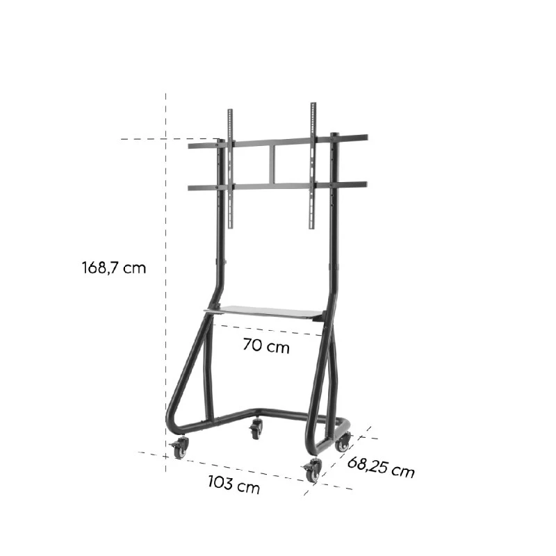 HAMA 118090/220875 СТОЙКА TV 100'' ЧЕРНА