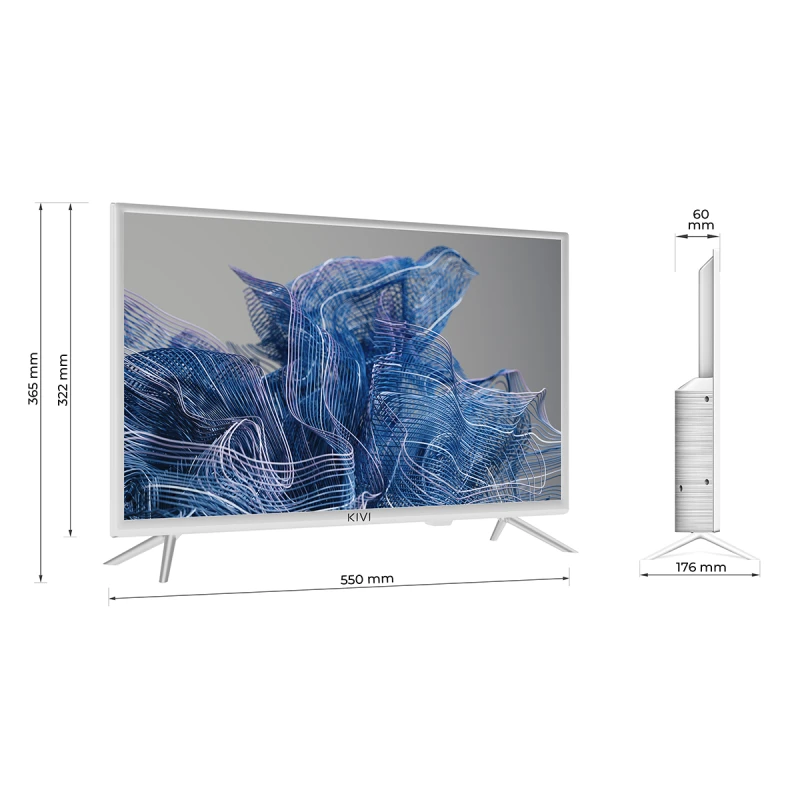 KIVI 24H750NW HD SMART ANDROID TV WHITE