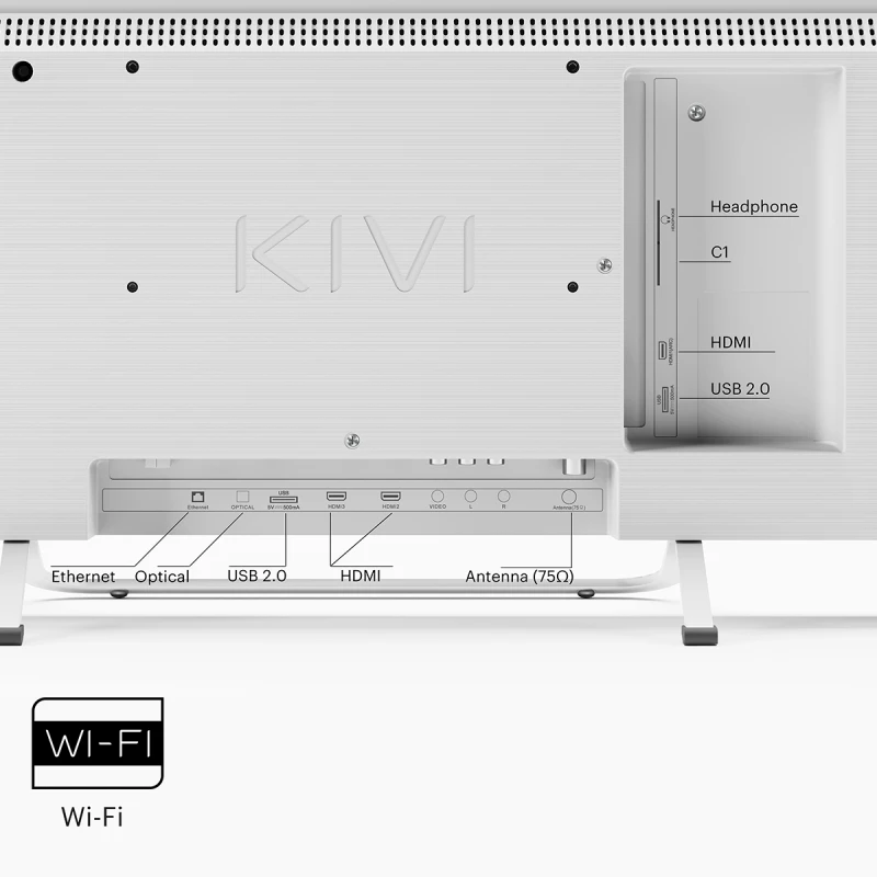 KIVI 32F750NW FHD SMART ANDROID TV WHITE