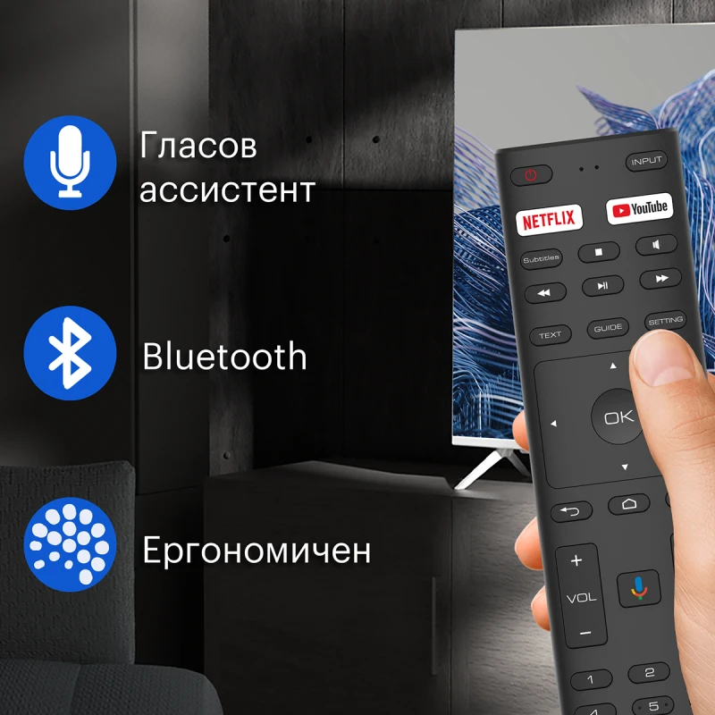 KIVI 55U740NB UHD SMART ANDROID TV
