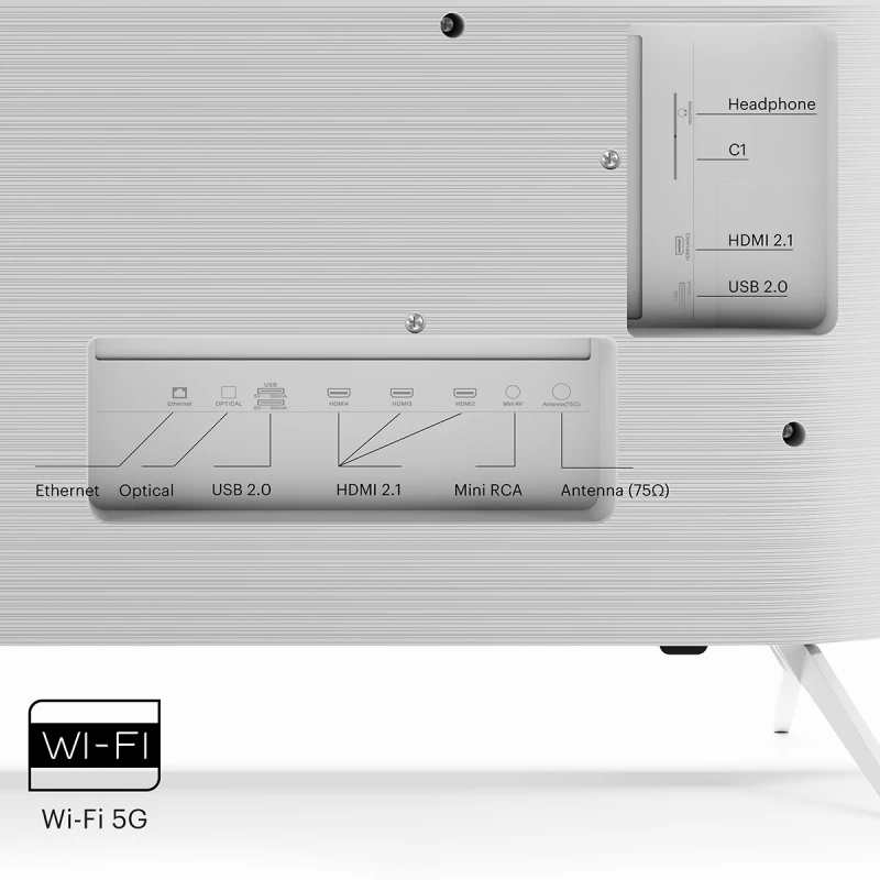 KIVI 55U750NW UHD SMART ANDROID TV WHITE