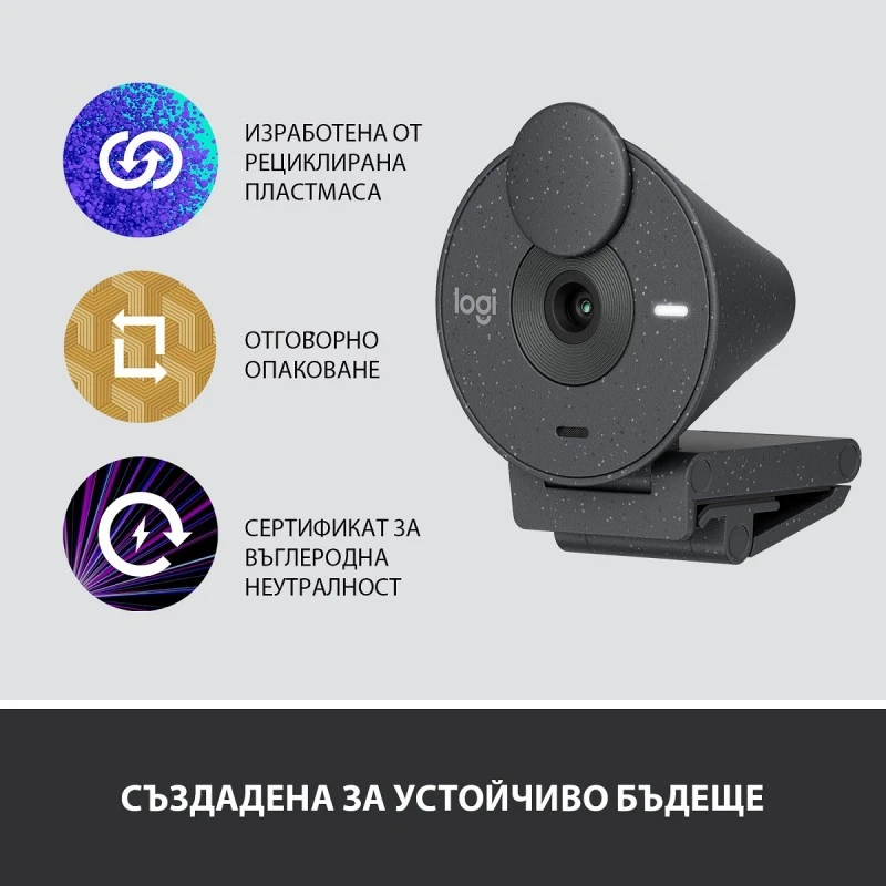 LOGITECH 960-001436 BRIO 300 FHD GR