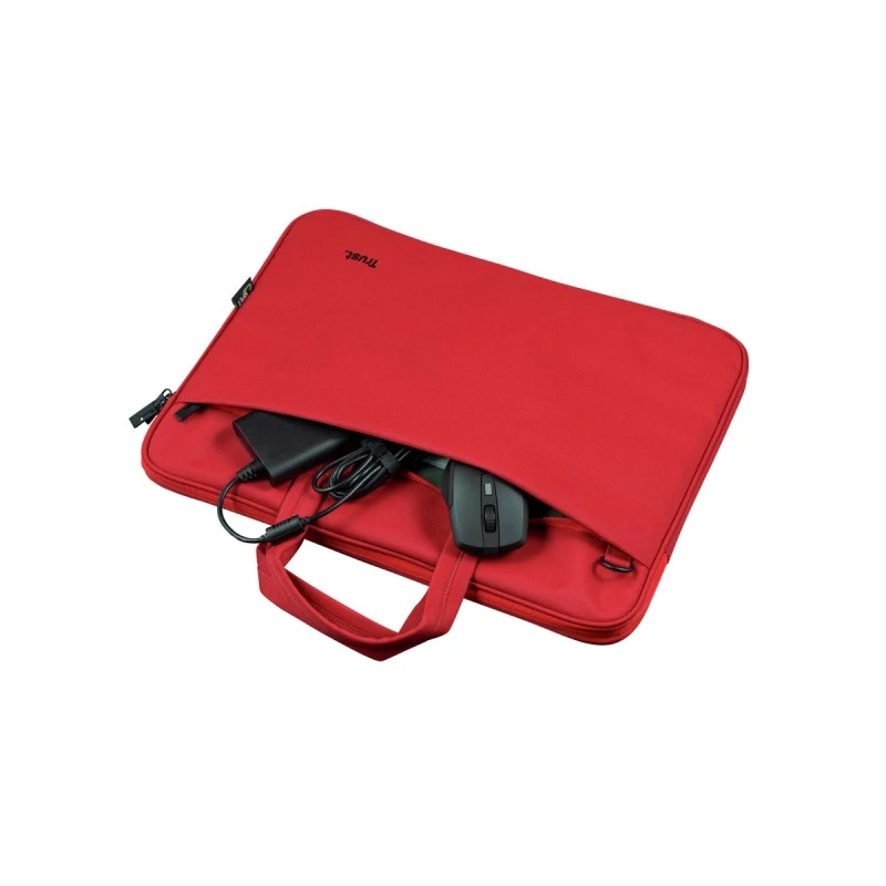 TRUST 24449 BOLOGNA LAPTOP BAG 16'' ECO RED