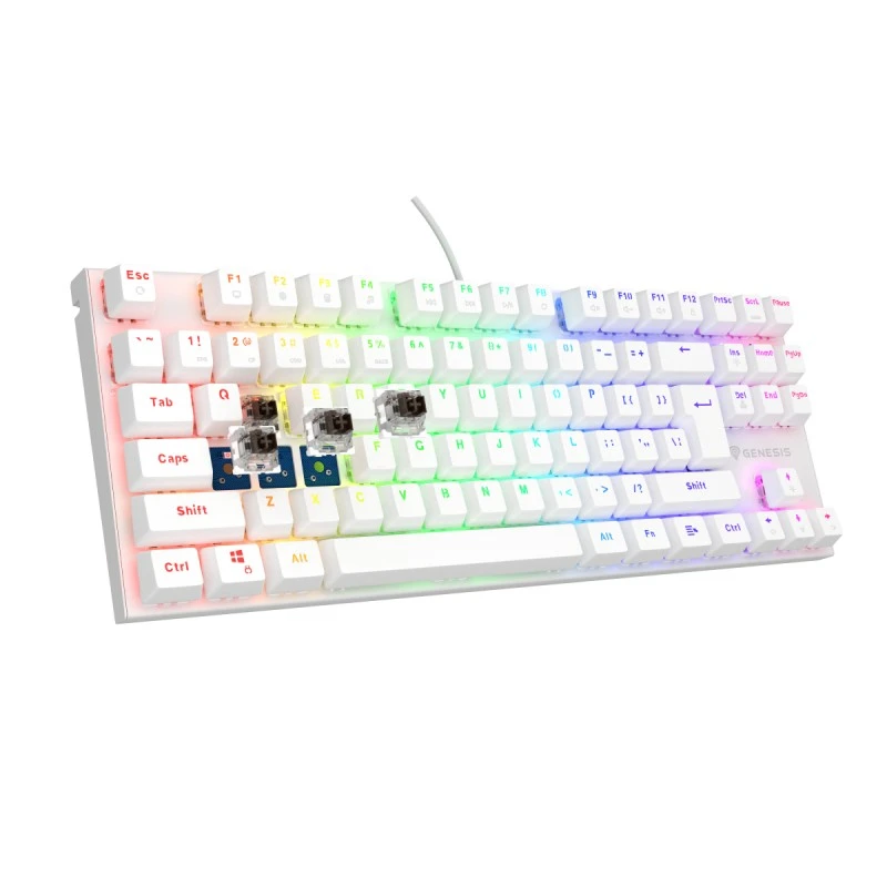 GENESIS NKG-1862 THOR 303 GAMING KB TKL US RGB WH