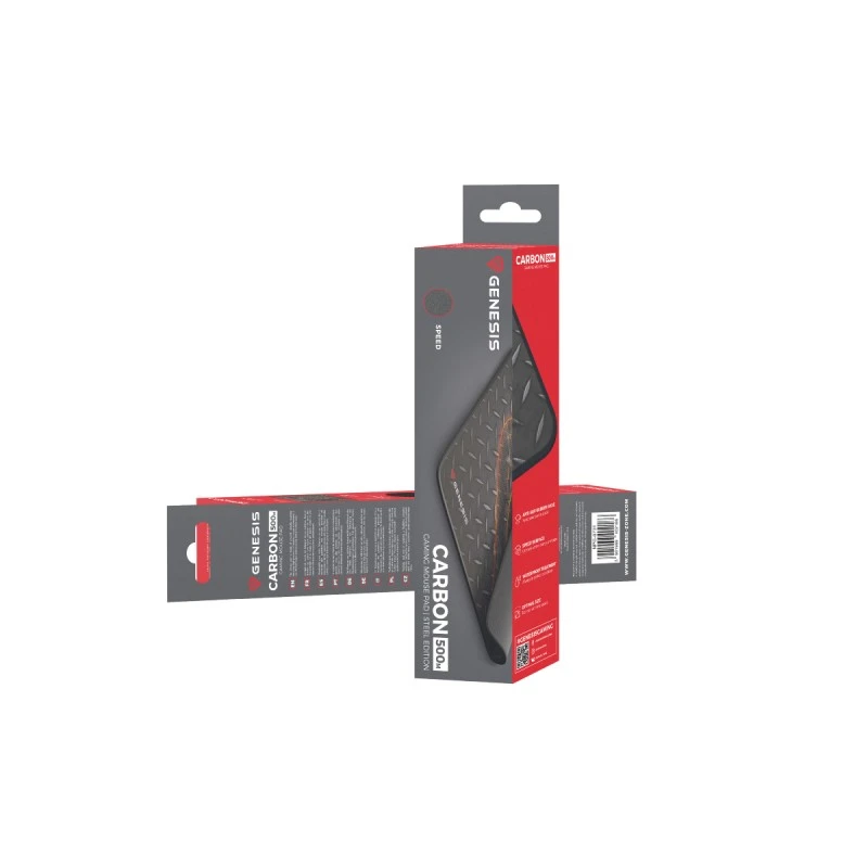 GENESIS CARBON 500 M STEEL MOUSE PAD 300X250MM