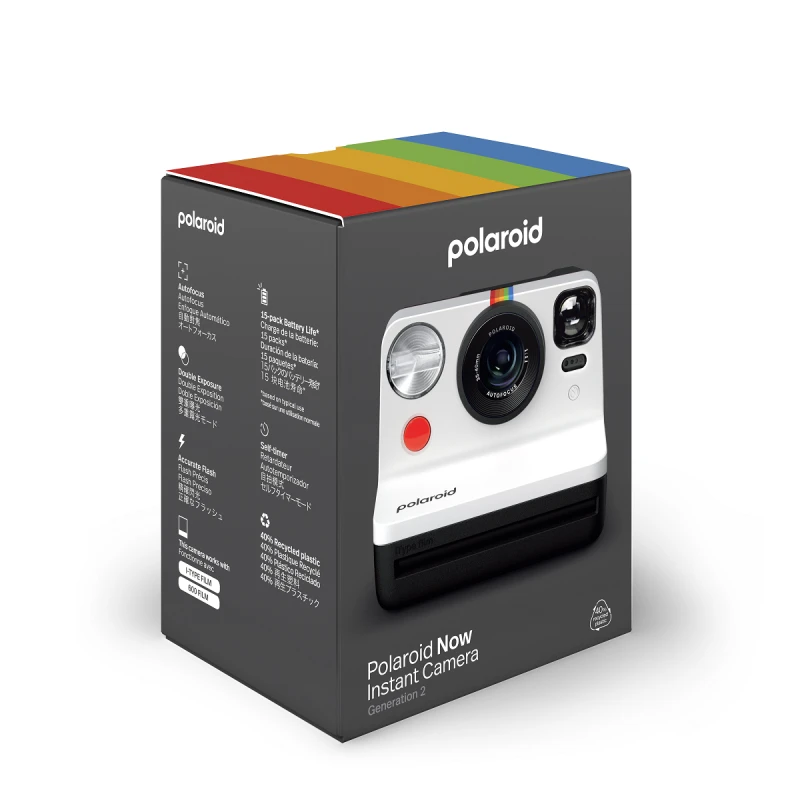 POLAROID NOW GEN 2 9072 BLACK AND WHITE
