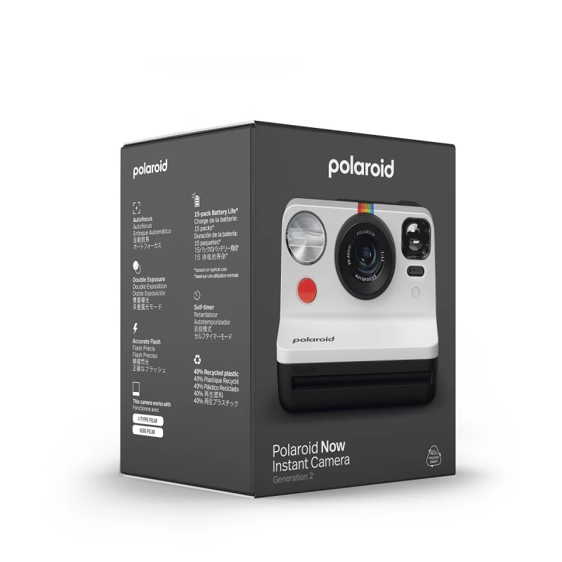 POLAROID NOW GEN 2 9072 BLACK AND WHITE