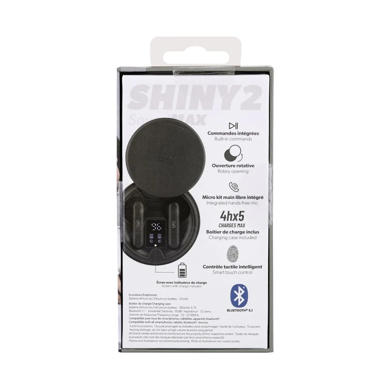 TNB SHINY 2 WIRELESS HEADPHONES GREEN