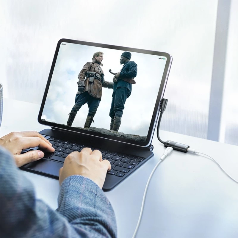 XMART TYPE-C TO DC 3,5MM AUDIO JACK ADAPTER + TYPE-C PD