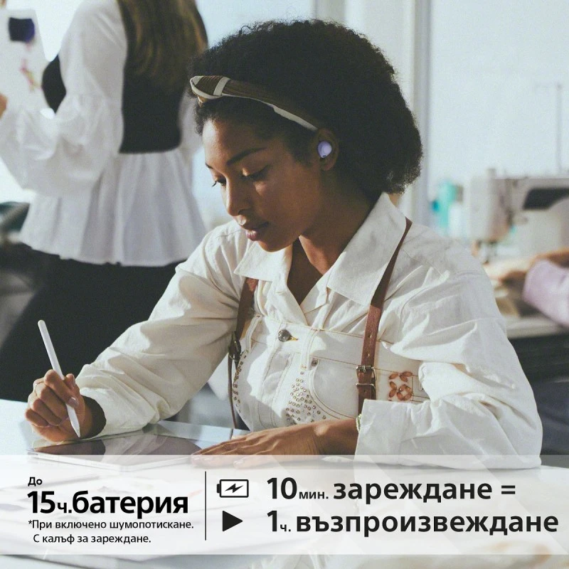 SONY WF-C700NV TRUE WIRELESS HEADPHONES VIOLET