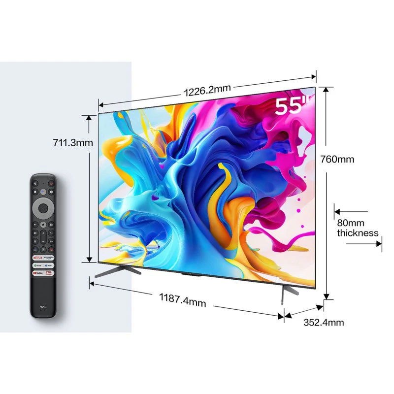 TCL 55C645 QLED SMART GOOGLE TV