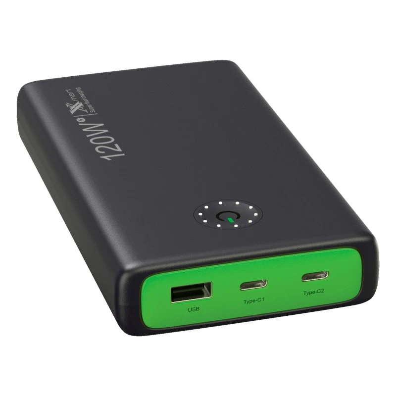 XMART POWER CHARGER 25 000MA BLACK 2XTYPE-C 1X USB20VPD120W