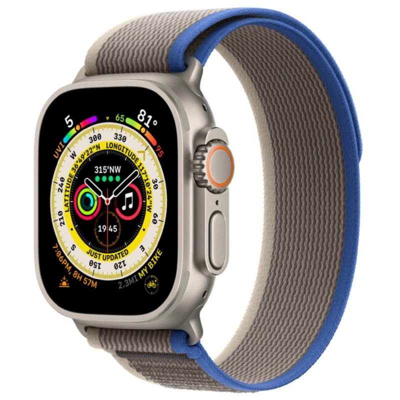 APPLE WATCH ULTRA CELL 49MM TIT BLUE/GRAY LOOP- S/M