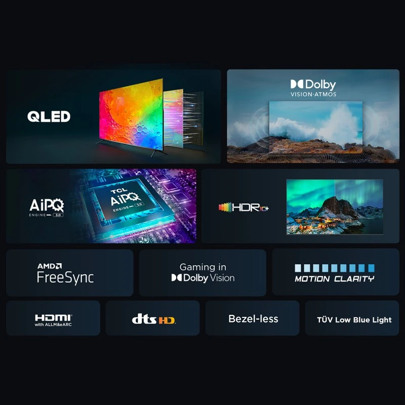 TCL 75C645 QLED SMART GOOGLE TV