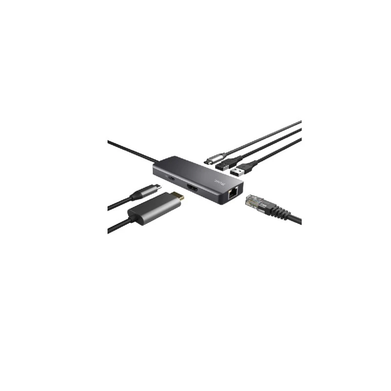 TRUST 24968 DALYX 6-IN-1 MULTIPORT ADAPTER