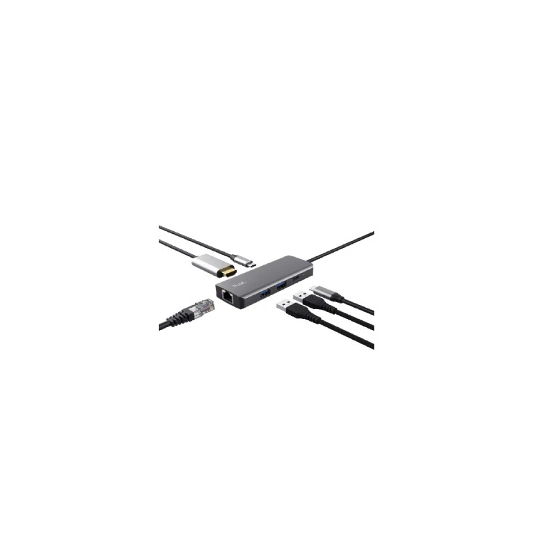 TRUST 24968 DALYX 6-IN-1 MULTIPORT ADAPTER
