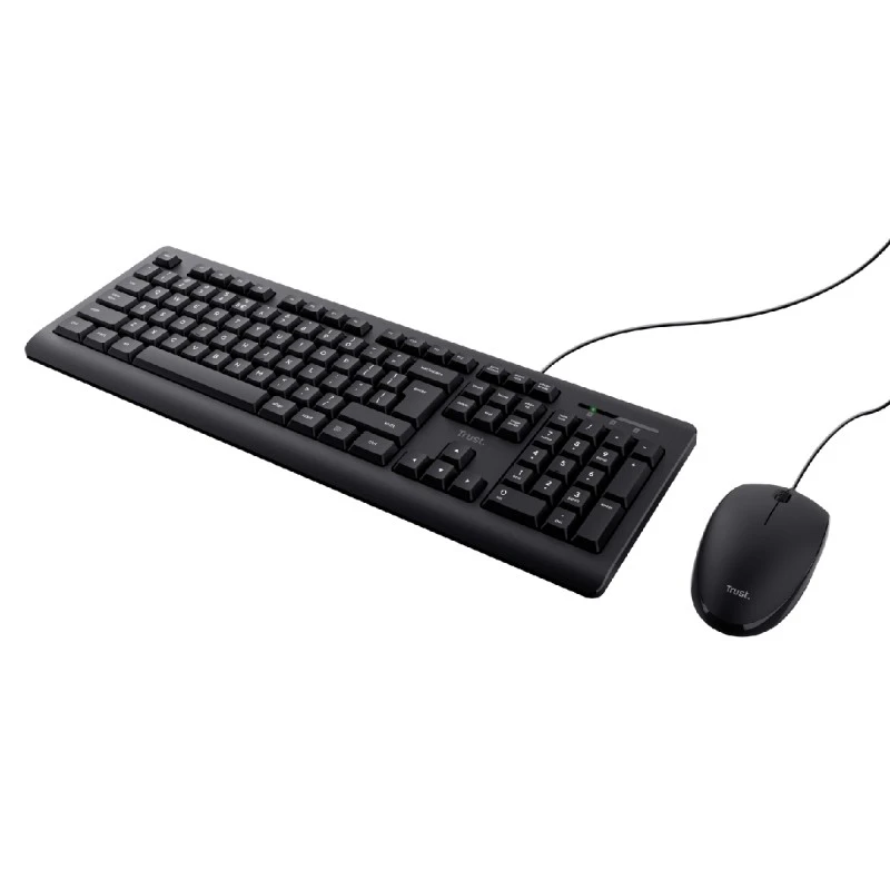TRUST 24645 BASICS KEYBOARD AND MOUSE SET US