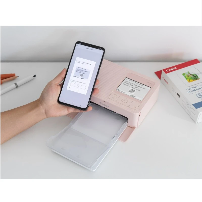 CANON SELPHY CP1500 WIFI PHOTO PRINTER PINK