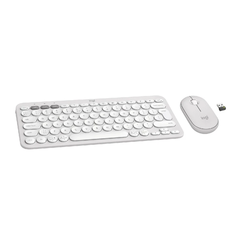 LOGITECH 920-012240 PEBBLE 2 COMBO WH