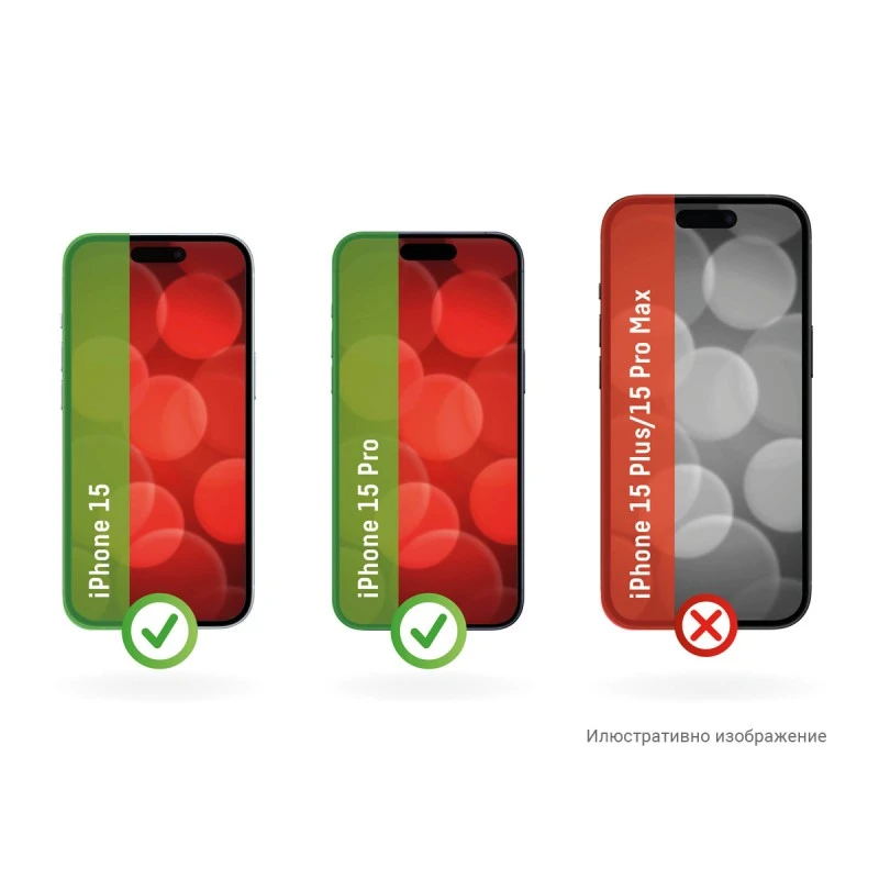 DISPLEX IPHONE 15/15 PRO 10H REAL GLASS 2D