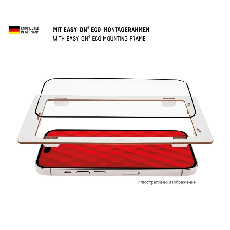 DISPLEX IPHONE 15/15 PRO 10H REAL GLASS FULL COVER 3D