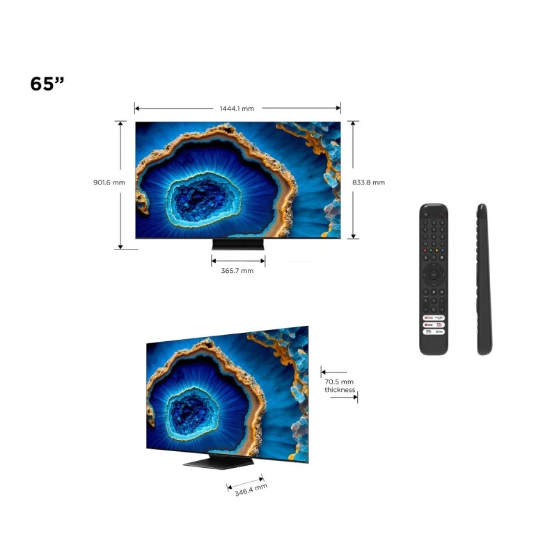 TCL 65C805 QLED SMART GOOGLE TV