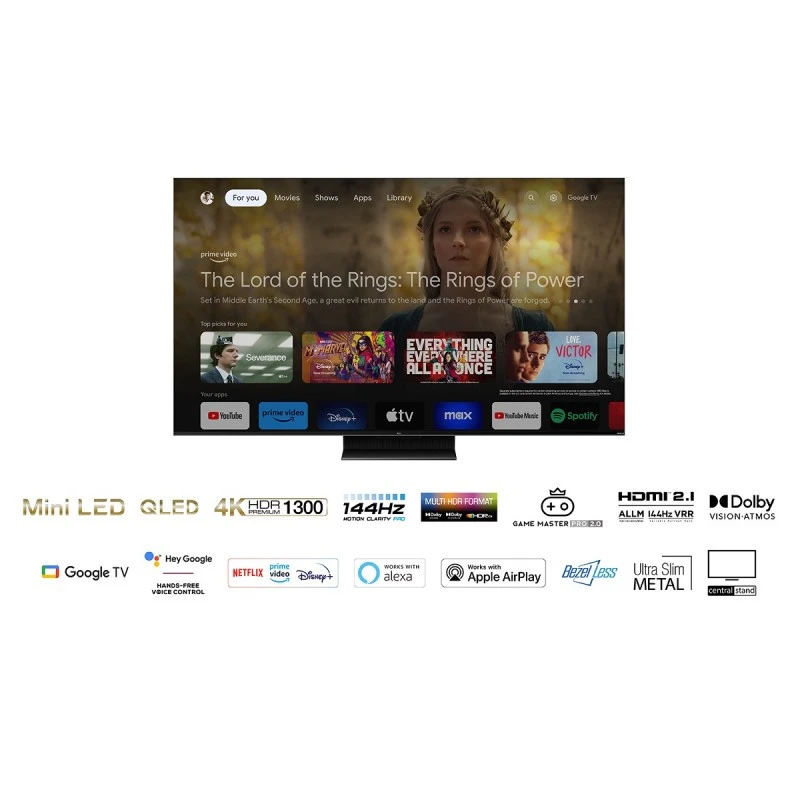 TCL 65C805 QLED SMART GOOGLE TV