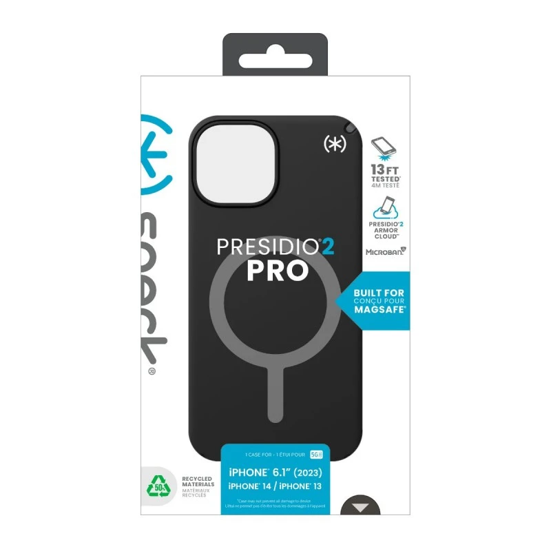 SPECK IPHONE 15 PRESIDIO 2 PRO BLACK + MAGSAFE