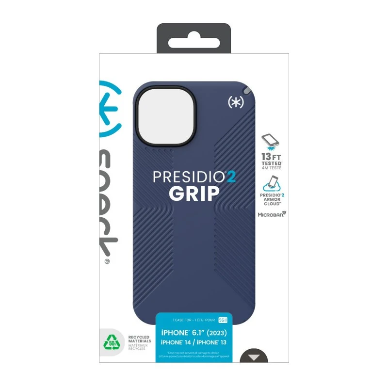 SPECK IPHONE 15 PRESIDIO 2 GRIP BLUE