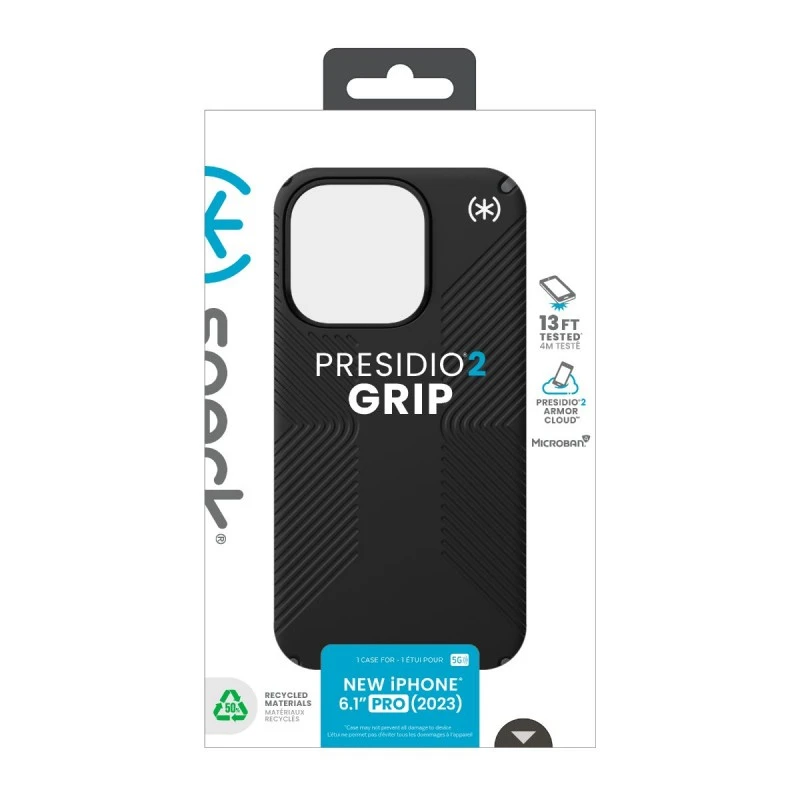 SPECK IPHONE 15 PRO PRESIDIO 2 GRIP BLACK