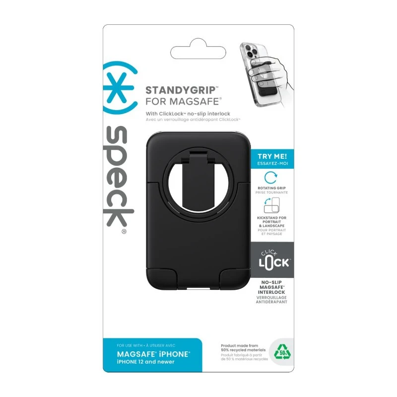 SPECK CLICKLOCK STANDYGRIP FOR MAGSAFE - BLACK