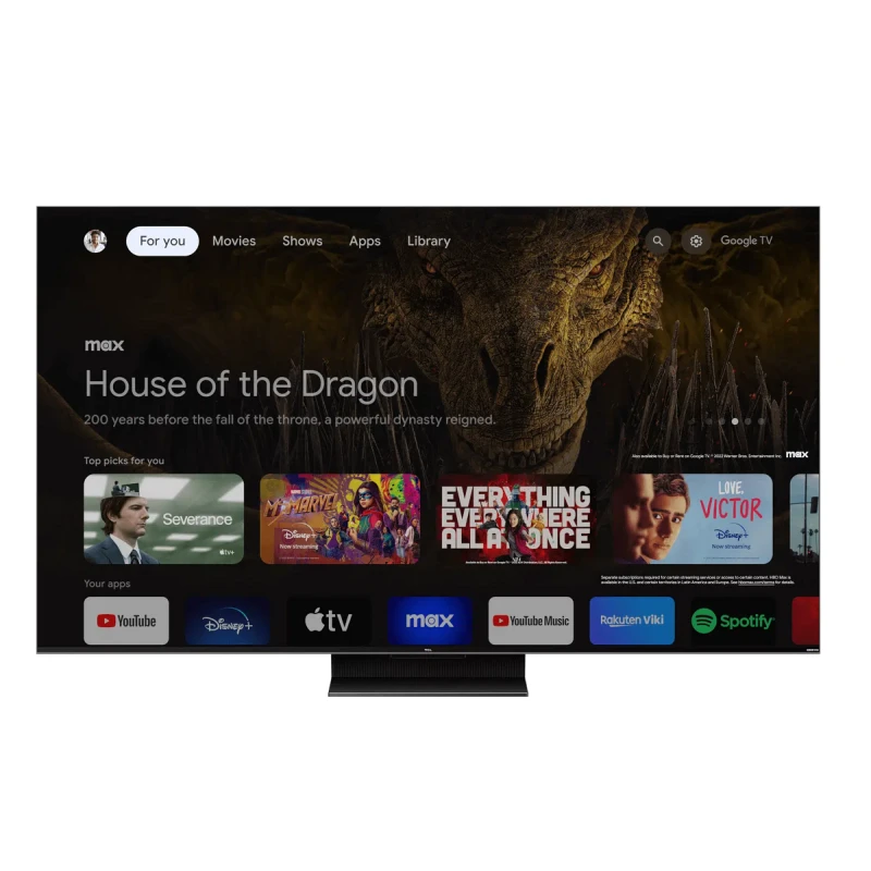 TCL 85C805 QLED SMART GOOGLE TV