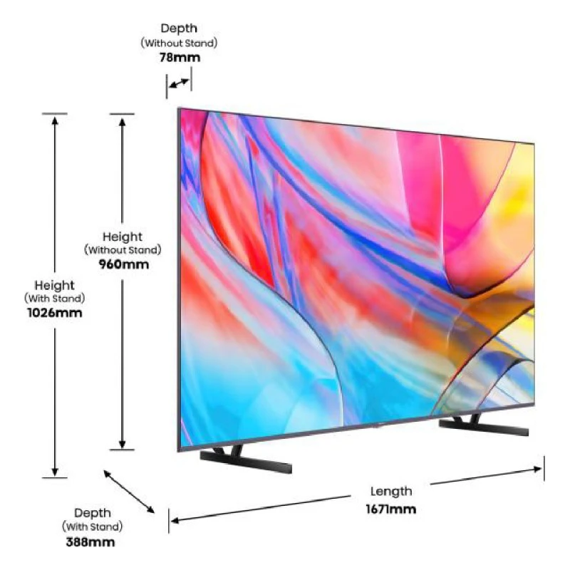 HISENSE 75A7KQ UHD QLED SMART TV