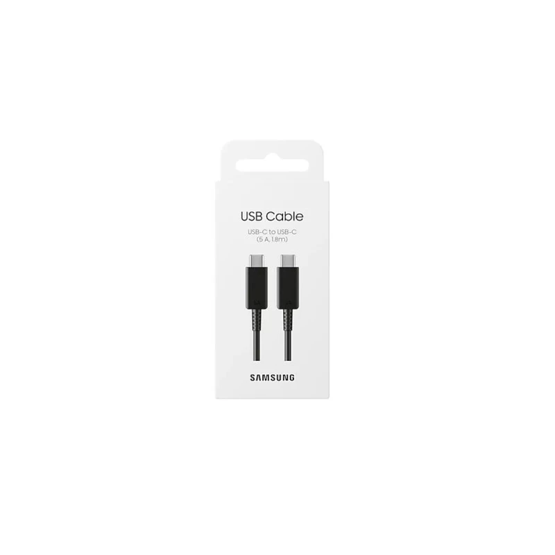 SAMSUNG CABLE TYPE-C TO TYPE-C 5A 1.8M BLACK EP-DX510JBEGEU