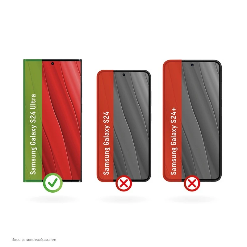 DISPLEX ПР. SAMSUNG S24 ULTRA 10H REAL GLASS FULL COVER 3D