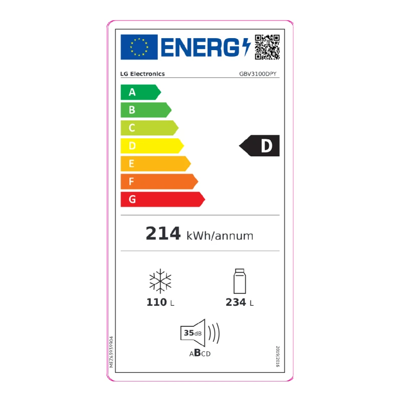 LG GBV3100DPY