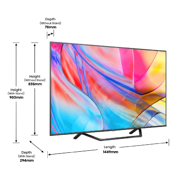 HISENSE 65A7KQ UHD QLED SMART TV