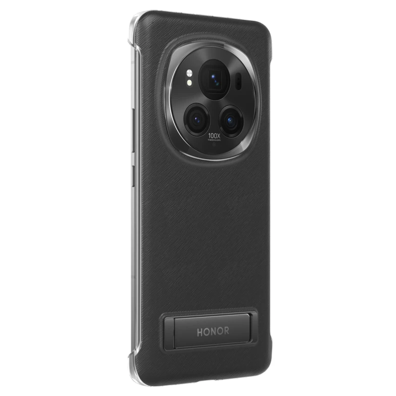 HONOR MAGIC6 PRO PU BRACKET CASE BLACK