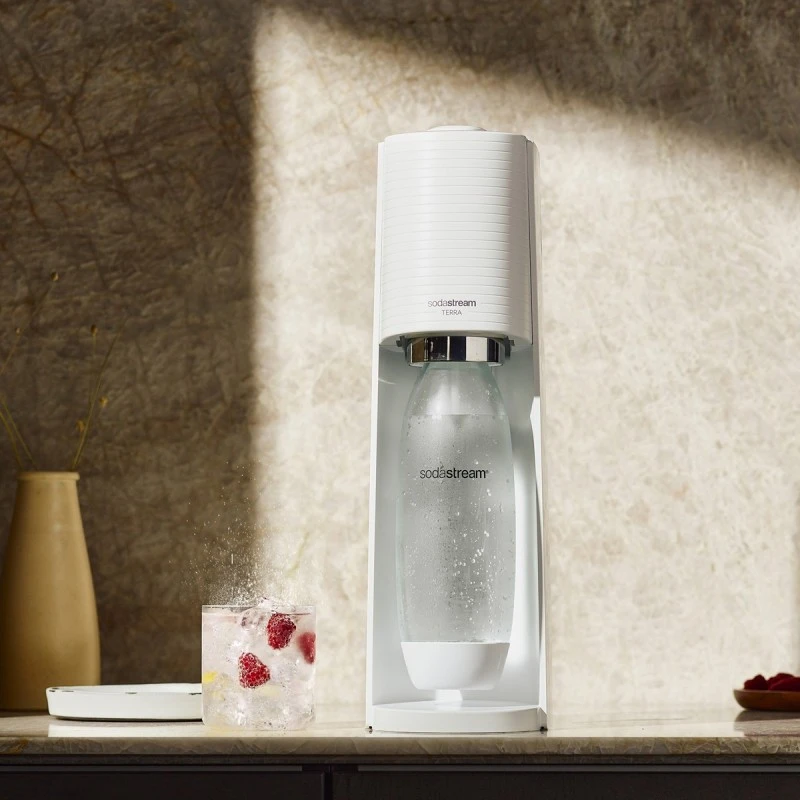 SODASTREAM SPARKLING WATER MAKER TERRA White